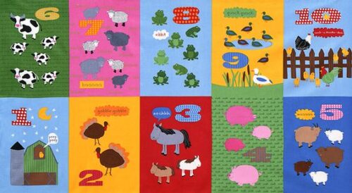 BARNYARD COUNTING (PANEL) AWN-14036-267 ADVENTURE