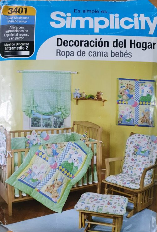 DISEÑO/MOLDE ROPA DE CAMA BEBÉS Simplicity