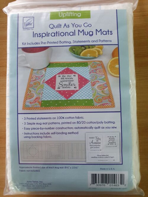 NAPA MARCADA QUILT AS YOU GO MUG MATS